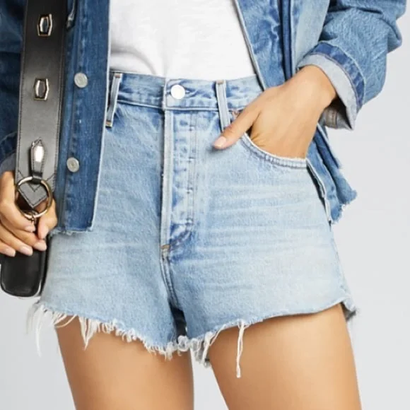 Agolde Parker cut off shorts. PERFECT summer shorts! - Picture 1 of 7